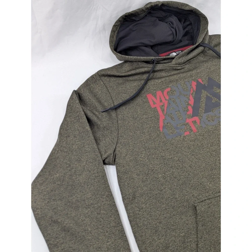 The North Face Mountain Athletics Hoodie Sweatshirt Olive Drab‎ Green Size L